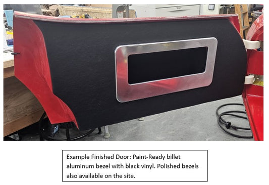 Factory Five Daytona Coupe Gen III Paint-Ready Door Pocket Bezels (Left and Right)