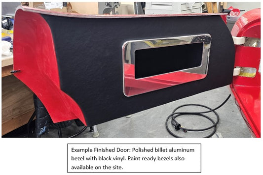 Factory Five Daytona Coupe Gen III Polished Door Pocket Bezels (Left and Right)