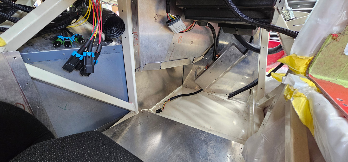 Factory Five MK5 Roadster and Daytona Coupe Gen III - Passenger Side Footbox Extension