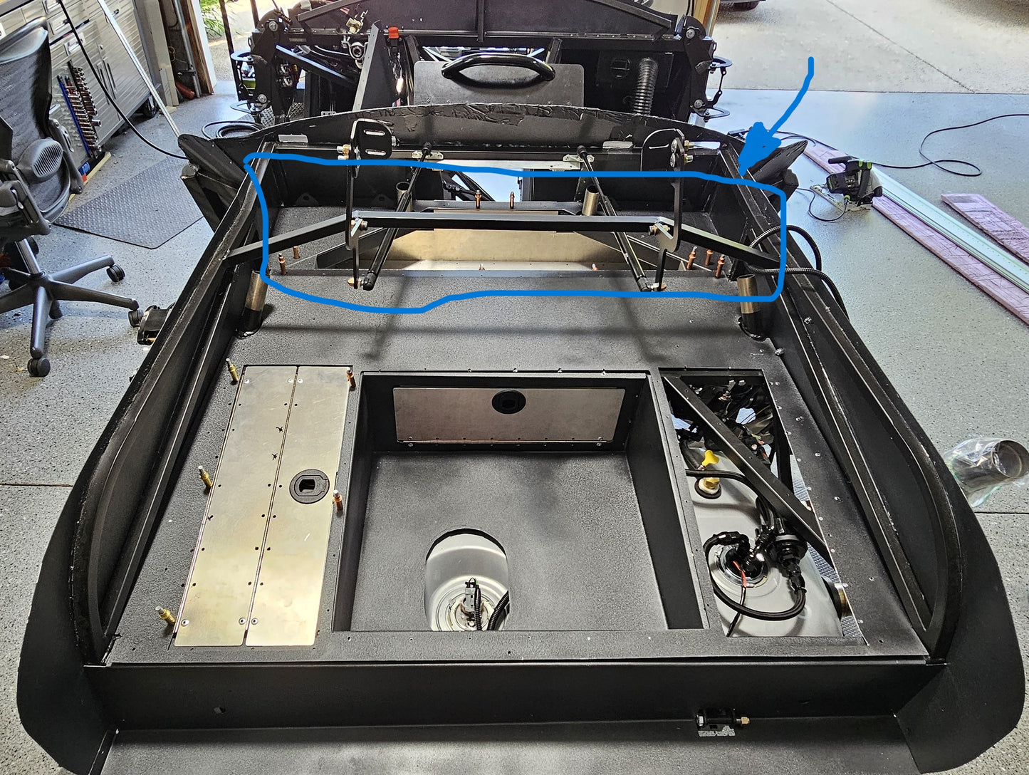 Factory Five MK5 Roadster, Front Drop Trunk