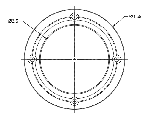 Factory Five Single Reservoir Polished Bezel
