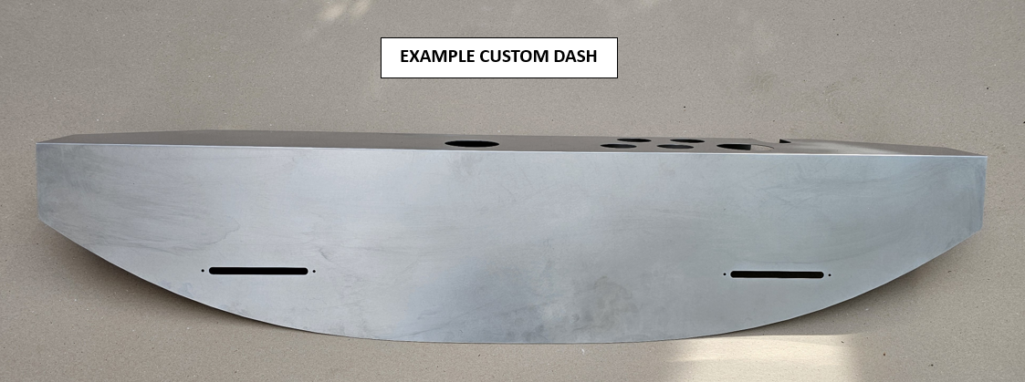 Factory Five Daytona Coupe Gen III Full Dashboard with Custom Cutouts