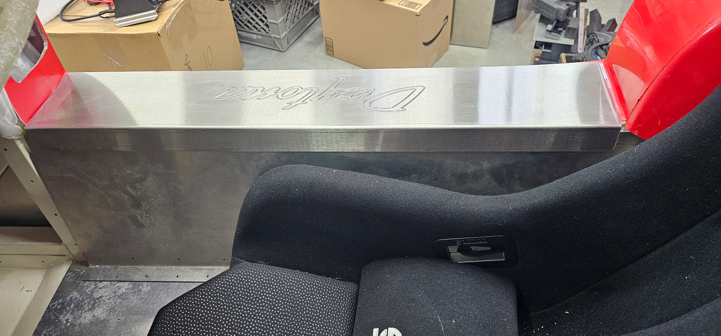 Factory Five Daytona Coupe Gen III Stainless Steel Door Sill Set with CNC Milled Daytona Script (Driver & Passenger)