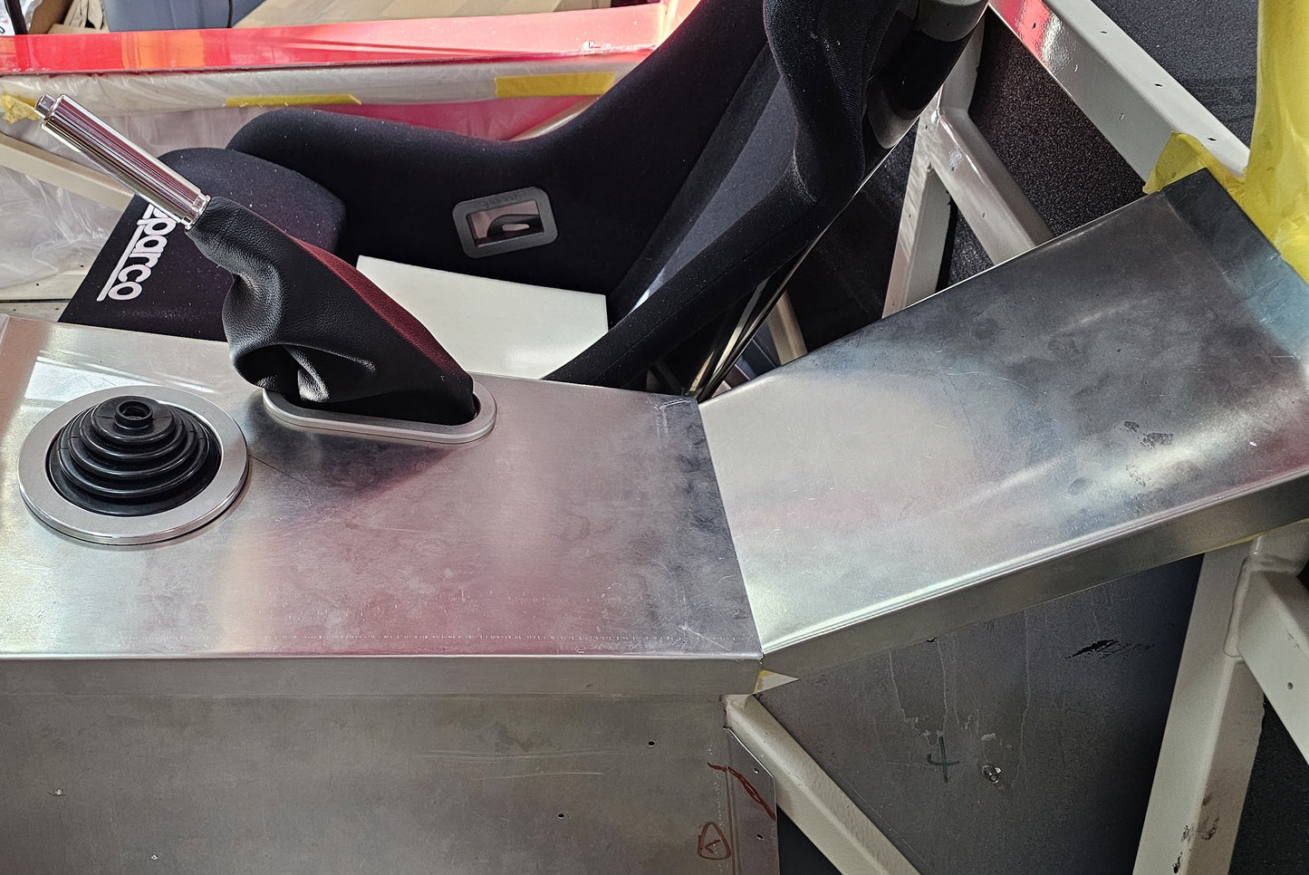Factory Five Hidden Fastener Polished E-Brake Bezel
