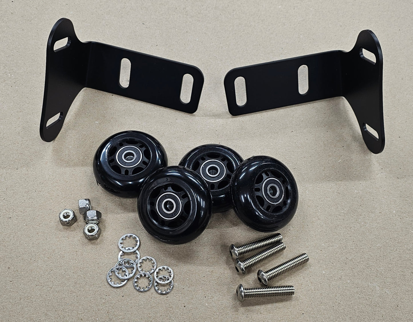 Factory Five Daytona Coupe Gen III Hood Roller L/R Pair, Matte Black Powder Coat