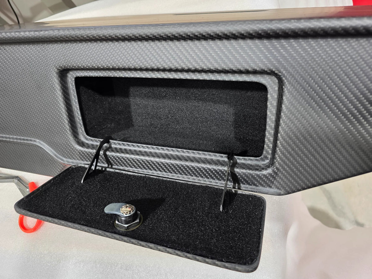 Carbon Fiber Dash, Sheet Metal Glove Box Upgrade Kit for Factory Five Daytona Coupe (3 Parts)
