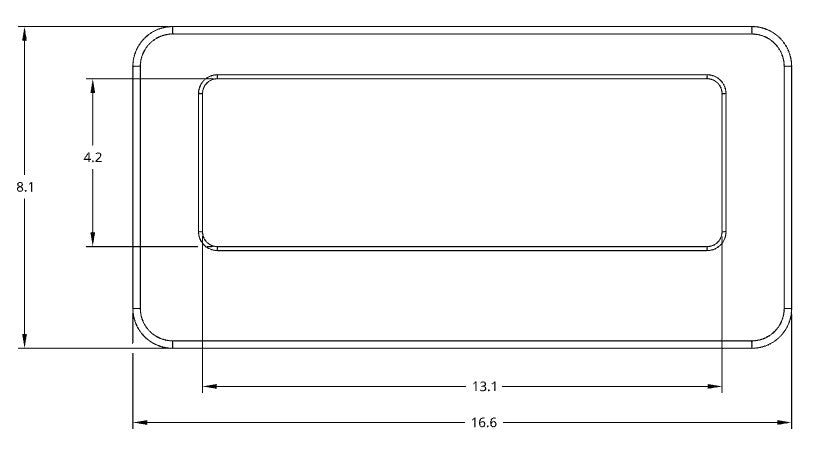 Factory Five Daytona Coupe Gen III Paint-Ready Door Pocket Bezels (Left and Right)