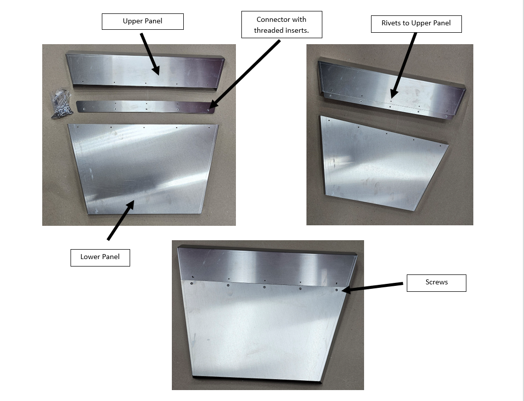 Split Upper Transmission Tunnel Cover, Factory Five Daytona Coupe Gen III and MK5 Roadster