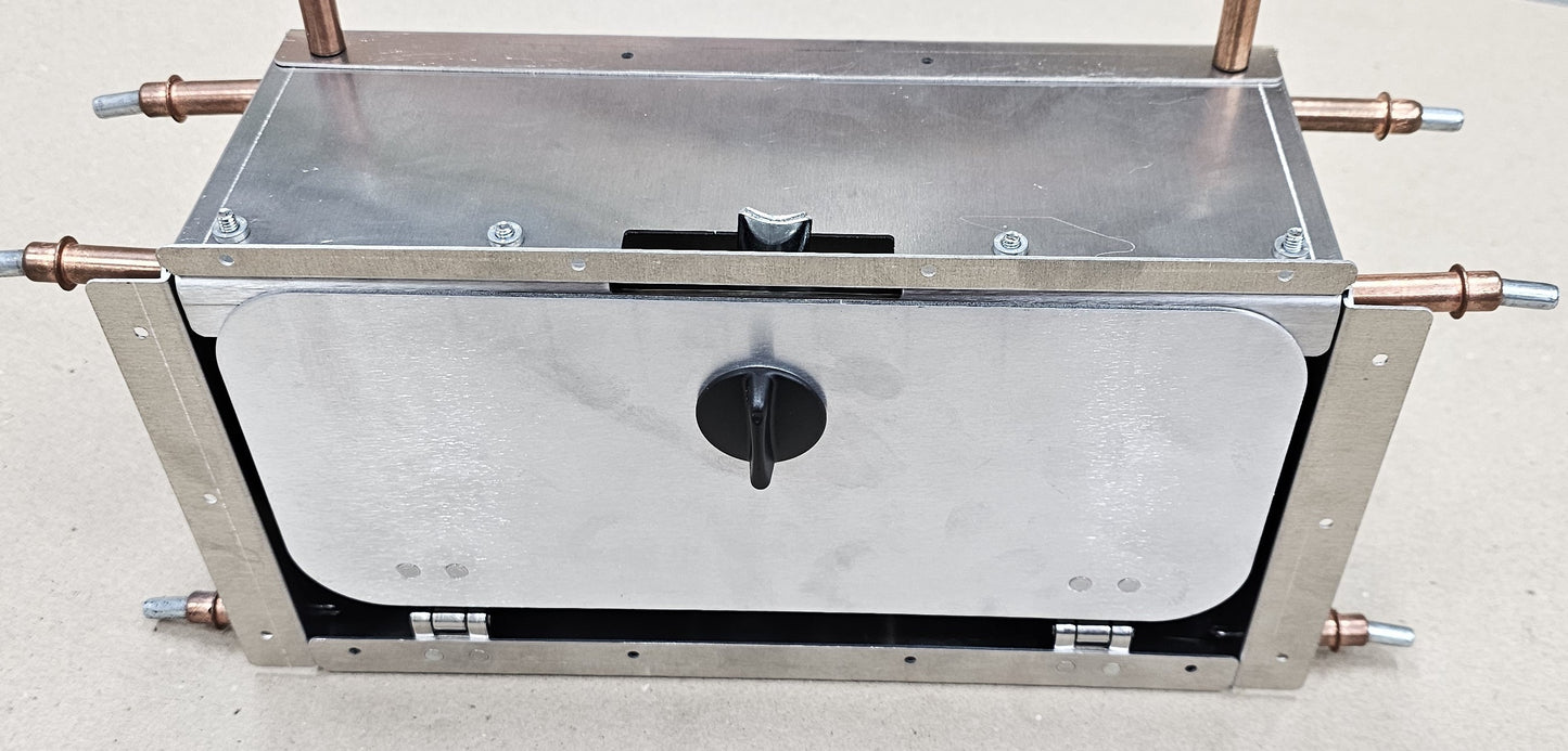 Sheet Metal Glove Box / Storage Box Kit - Adjustable Depth with Non-Locking Cam Latch