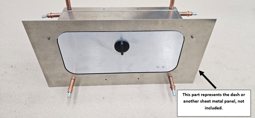 Sheet Metal Glove Box / Storage Box Kit - Adjustable Depth with Non-Locking Cam Latch