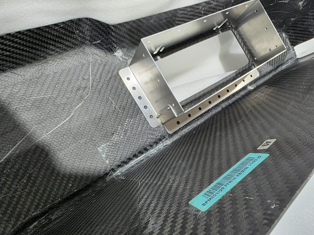 Carbon Fiber Dash, Sheet Metal Glove Box Upgrade Kit for Factory Five Daytona Coupe (3 Parts)